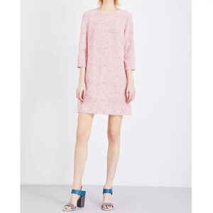 Ted Baker Coral Fish Print Shift Dress Size: 1